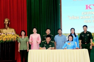 Thanh Hóa: Ký kết Chương trình phối hợp “Đồng hành cùng phụ nữ biên cương” giai đoạn 2026 - 2030