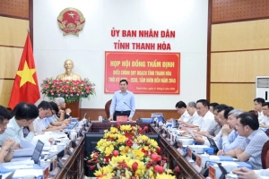 Thẩm định hồ sơ điều chỉnh Quy hoạch tỉnh Thanh Hóa thời kỳ 2021-2030, tầm nhìn đến năm 2045