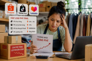 Người bán online chịu áp lực lớn khi các sàn thương mại điện tử đồng loạt tăng phí