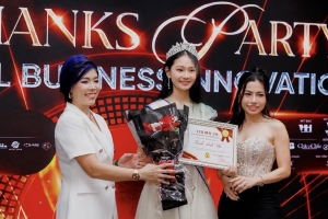 Trịnh Ánh Nhi đoạt danh hiệu ‘Hoa khôi Truyền cảm hứng đổi mới sáng tạo toàn cầu’