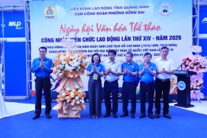 Khai mạc Ngày hội văn hoá thể thao công nhân viên chức lao động cụm phường Hồng Gai