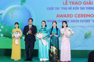 Bắc Ninh có 1 dự án đạt giải Cuộc thi “Phụ nữ kiến tạo tương lai xanh”