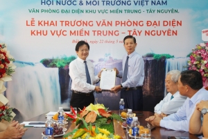 Hội Nước và Môi trường Việt Nam tổ chức lễ khai trương Văn phòng đại diện tại khu vực miền Trung - Tây Nguyên