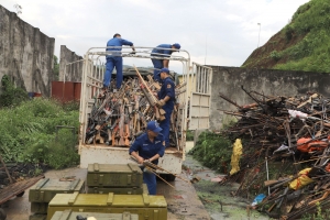 Công an tỉnh Lào Cai tiêu hủy hơn 20.000 vũ khí, vật liệu nổ và công cụ hỗ trợ