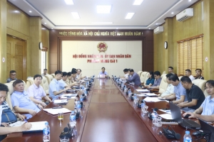 Phó Chủ tịch Thường trực UBND tỉnh Quảng Ninh làm việc về xây dựng cầu Bắc Luân III