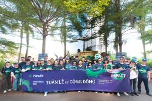 Manulife Việt Nam nhận giải thưởng quốc tế về hoạt động cộng đồng