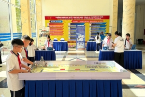 Phường Hưng Đạo tổ chức "Hoạt động trải nghiệm và định hướng nghề nghiệp" cho gần 700 học sinh