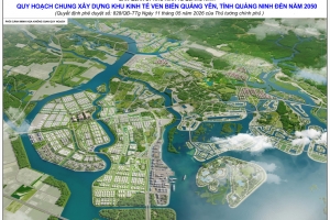 Phê duyệt quy hoạch chung xây dựng khu kinh tế ven biển Quảng Yên đến năm 2050