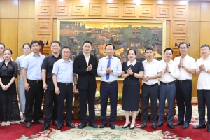 Tập đoàn Anxin (Trung Quốc) tìm hiểu, hợp tác đầu tư trong lĩnh vực công nghệ cao mũi nhọn tại Bắc Ninh