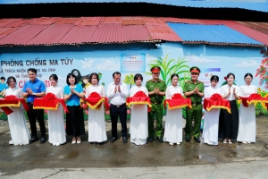 Đoàn phường An Biên khánh thành công trình thanh niên “Điểm giao cắt đường bộ, đường sắt an toàn, văn minh, nói không với ma túy”