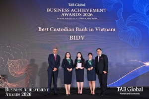 BIDV giữ vững vị thế Ngân hàng lưu ký tốt nhất Việt Nam