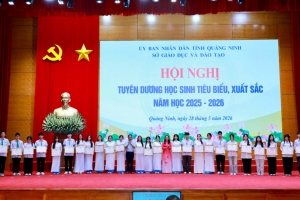 Quảng Ninh: Tuyên dương 278 học sinh tiêu biểu, xuất sắc năm học 2025-2026