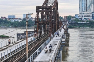 Hà Nội chính thức thông xe cầu Long Biên sau thời gian sửa chữa