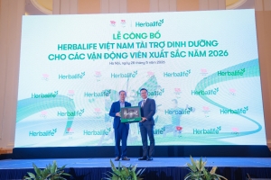 Herbalife Việt Nam tiếp tục tài trợ sản phẩm dinh dưỡng cho các vận động viên xuất sắc Việt Nam năm 2026