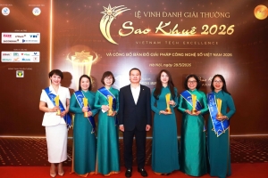 6 giải pháp ngân hàng số của BIDV đạt giải Sao Khuê 2026