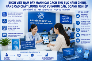 BHXH Việt Nam đẩy mạnh cải cách thủ tục hành chính, nâng cao chất lượng phục vụ