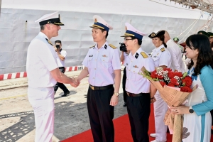Chủ tịch UBND thành phố Hải Phòng Đỗ Thành Trung tiếp Chuẩn Đô đốc và Đại sứ Vương quốc Hà Lan