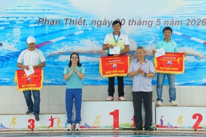 108 vận động viên tham gia Hội thi bơi cứu đuối tỉnh Lâm Đồng lần thứ IV năm 2026