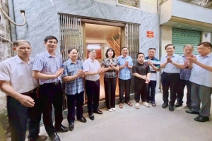Khánh thành sửa chữa nhà “Đại đoàn kết” cho các gia đình thuộc hộ cận nghèo phường An Biên