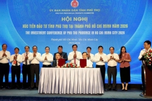 Phú Thọ thu hút 6.600 tỷ đồng vốn đầu tư tại Hội nghị Xúc tiến đầu tư 2026