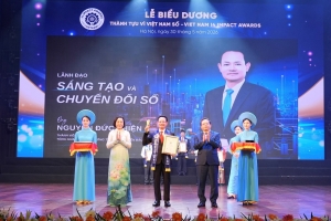 Tổng Giám đốc Nguyễn Đức Thiện vinh dự nhận giải thưởng “Lãnh đạo Sáng tạo và Chuyển đổi số”