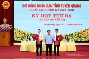 Phê chuẩn kết quả bầu chức vụ Phó Chủ tịch UBND tỉnh Tuyên Quang