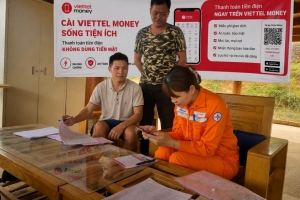 Điện lực Na Son đẩy mạnh chuyển đổi số dịch vụ thanh toán tiền điện