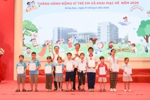 Phường Hưng Đạo (TP Hải Phòng): Phát động Tháng hành động vì trẻ em và Khai mạc hoạt động hè năm 2026
