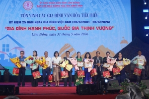 Tôn vinh gia đình văn hóa tiêu biểu, lan tỏa những giá trị tốt đẹp trong cộng đồng