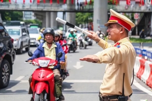 Nhiều tuyến đường Hà Nội phân luồng phục vụ Đại hội Công đoàn Việt Nam