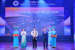 Thành phố Hải Phòng được biểu dương Thành tựu vì Việt Nam số năm 2026