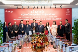 Tập đoàn DOJI tiên phong đưa thương hiệu The Crest Collection đến Việt Nam