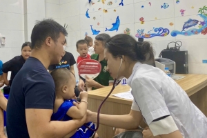 Thái Nguyên: Khám sàng lọc bệnh tim bẩm sinh miễn phí cho trẻ em