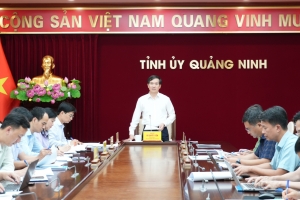 Tổ Công tác số 2 Tỉnh ủy Quảng Ninh triển khai nhiệm vụ rà soát, tháo gỡ vướng mắc các dự án chậm tiến độ