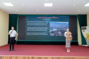 Sôi nổi Hội thi Hùng biện Tiếng Việt dành cho lưu học sinh Lào