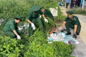 Tuổi trẻ Biên phòng cửa khẩu cảng Bà Rịa – Vũng Tàu chung tay hành động vì môi trường xanh – sạch – đẹp