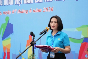 Hải Phòng: Gần 5.000 cán bộ, đoàn viên Công đoàn tham gia giải chạy tập thể “Những bước chân khỏe đẹp năm 2026”