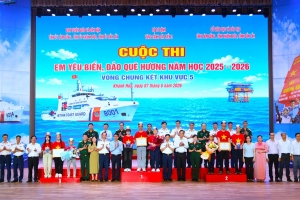 Hơn 94.000 học sinh tham gia Cuộc thi “Em yêu biển, đảo quê hương” khu vực 5