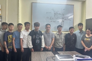 Hưng Yên: Khởi tố 11 đối tượng đánh bạc trên mạng