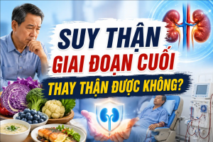 Suy thận giai đoạn cuối thay thận được không?