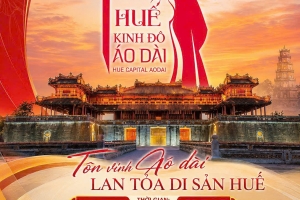 Huế: Rực rỡ, sôi động “Tuần lễ áo dài Huế 2026”