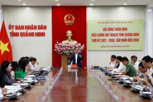 Quảng Ninh họp thẩm định điều chỉnh quy hoạch tỉnh thời kỳ 2021-2030, tầm nhìn 2050