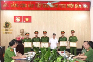 Ninh Bình: Công an xã Giao Ninh lập thành tích xuất sắc trong đấu tranh phòng, chống tội phạm
