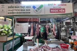 BAF mở rộng hệ thống phân phối thịt sạch qua sàn giao dịch