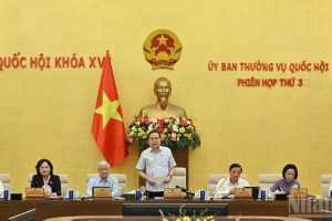 Khai mạc Phiên họp thứ 3 của Ủy ban Thường vụ Quốc hội