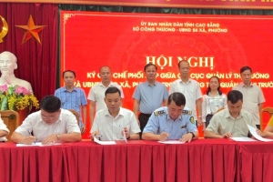 Cao Bằng tăng cường phối hợp quản lý thị trường từ cơ sở