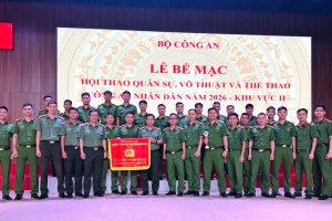 Đội tuyển Công an Thanh Hóa giành Giải Nhì toàn đoàn tại Hội thao Công an nhân dân, Khu vực II