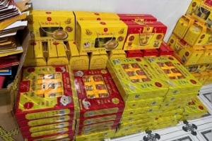Đồng Tháp: Khởi tố 2 bị can sản xuất, kinh doanh gần 16.000 sản phẩm giả mạo nhãn hiệu Yến sào Khánh Hòa