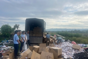 Thanh Hóa: Phạt 75 triệu đồng và tiêu hủy gần 6.000 chai mỹ phẩm sai công thức