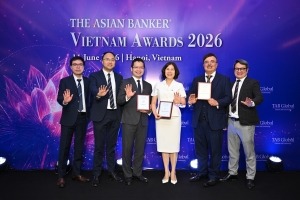 VPBank ghi dấu tại The Asian Banker với ba giải thưởng về số hóa, AI và phát triển bền vững
